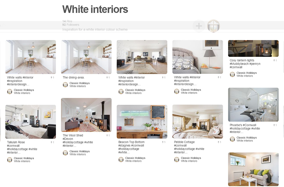White interiors