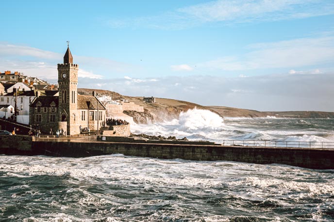 Storm rolling in at Porthleven