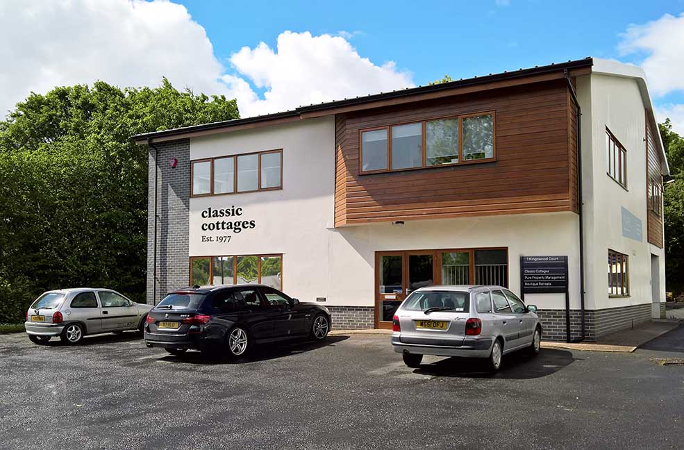 The new Classic Cottages office in South Brent, Devon.