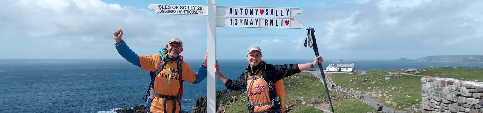 Round the UK fundraising walk by Classic property owners Antony and Sally