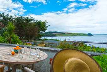 Sea views from a St Mawes holiday cottage