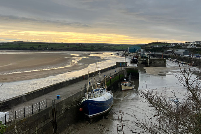 padstow in winter