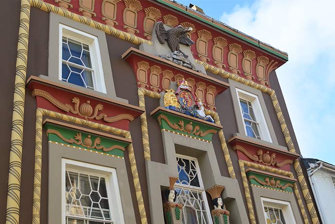 The iconic Egyptian House in Penzance