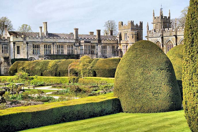 The incredible landscaped gardens and exterior of Sudeley Castle