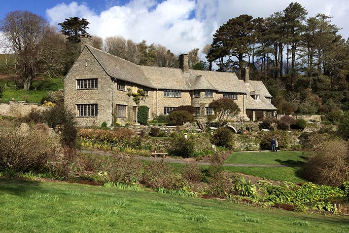 The quaint house at Coleton Fishacre House and Gardens