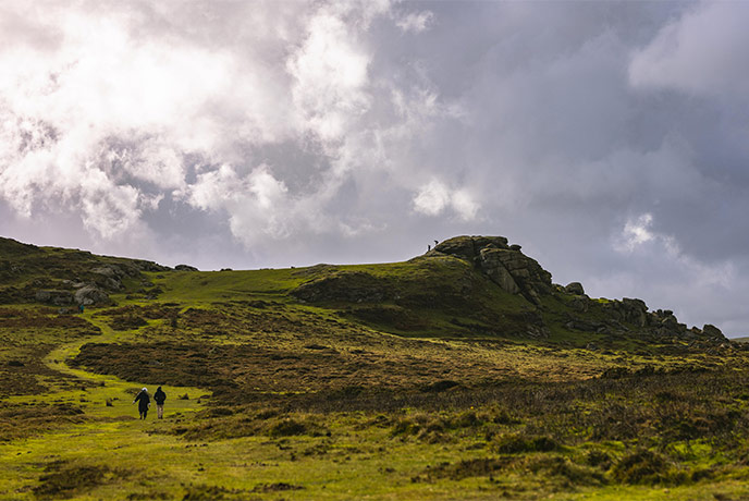 Haytor walk in Dartmoor