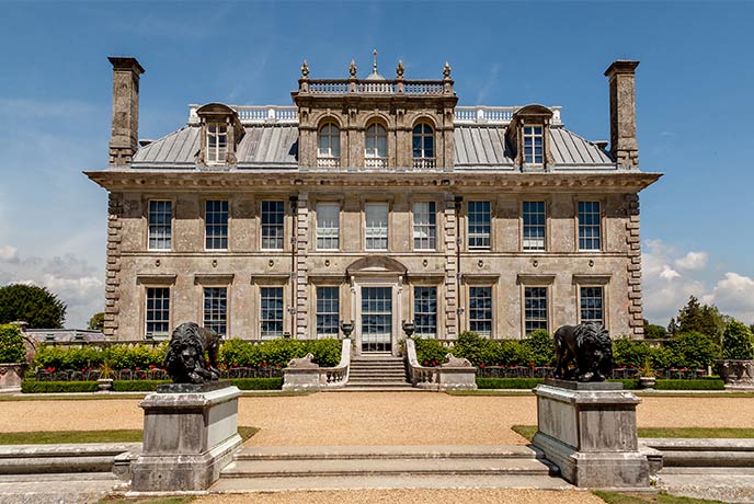 The historic house at Kingston Lacy in Dorset