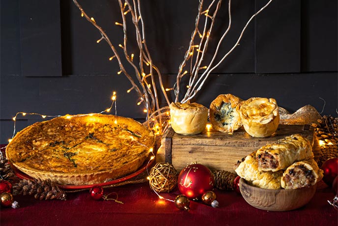 A selection of Christmas food from Ducks Farm Shop in Dorset