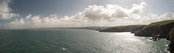 The coast around Port Isaac