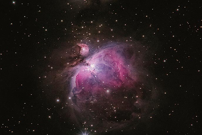 A nebula seen from a Dark Sky Discovery Site