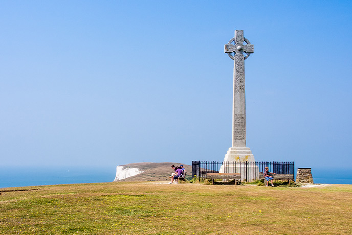 The Tennyson Monument at Freshwater on the Isle of Wight