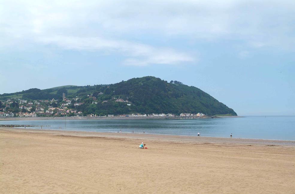 The beach at Minehead