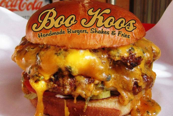 Epic USA burgers at Boo Koos in Helston