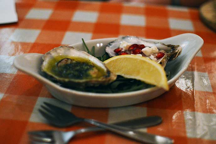 The oysters were a true Devon delicacy.