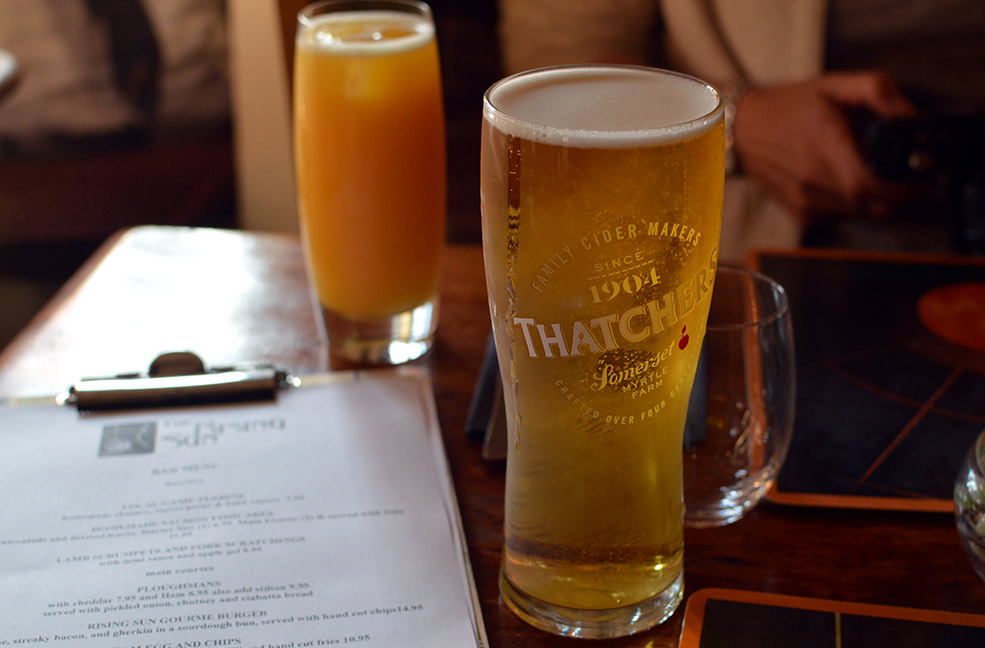 Where else to visit a cider farm than Somerset? The county is renowned for its cider brewing...and drinking.