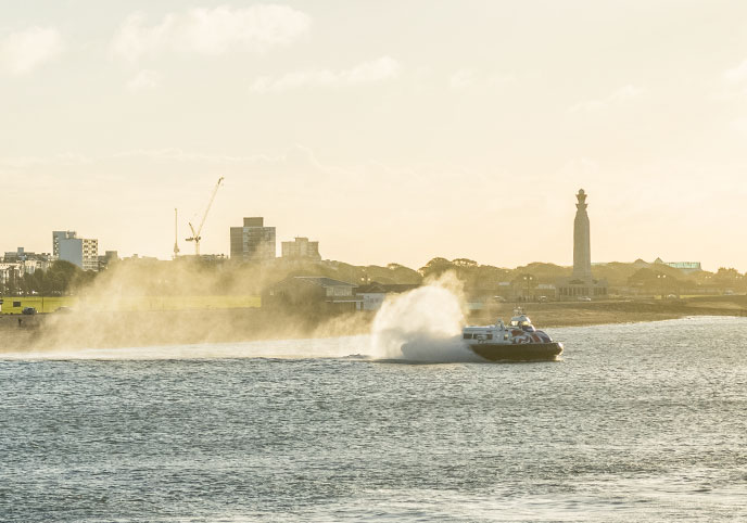 The isle of Wight Hovercraft