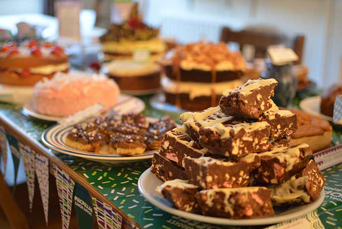 There were plenty of cake options at the Classic bake off.