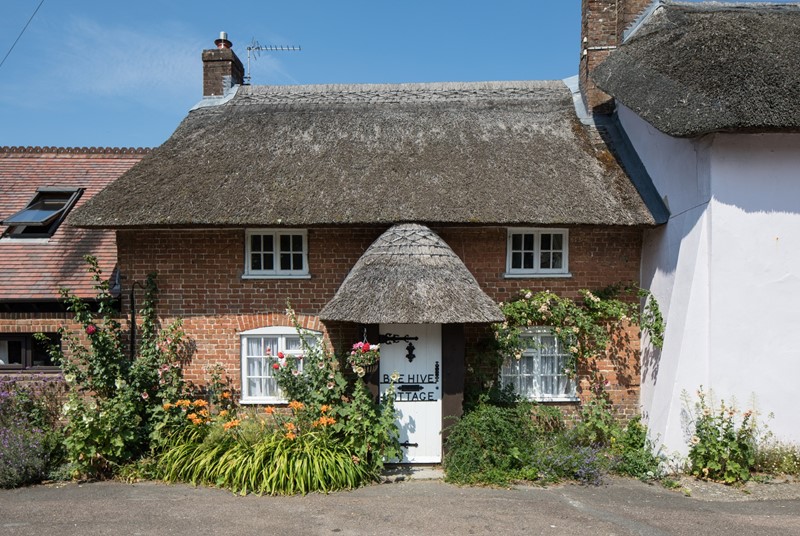 Beehive cottage is tucked away in the Dorset village of Puddletown.