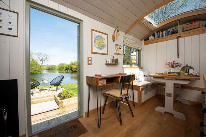 Hayleys Hut is a beautiful secluded Shepherd's Hut in the heart of Devon.