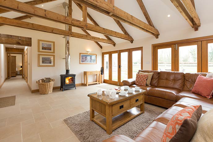 Relax into this beautiful barn conversion in Somerset.