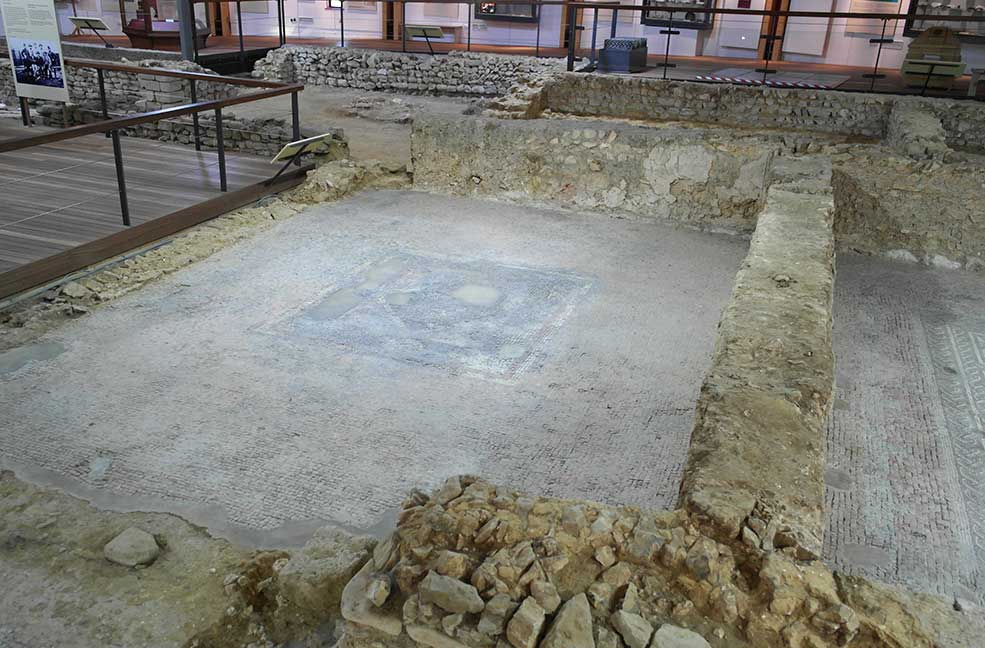 Brading Roman villa is a great rainy day activity