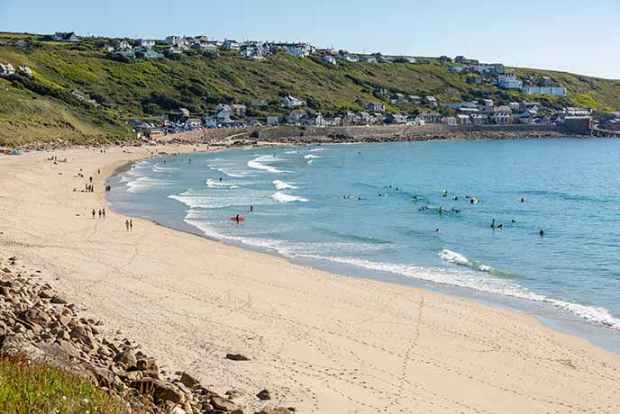 Sennen beach