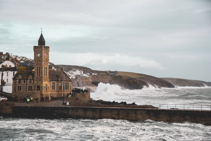 Stormy Porthleven, Cornwall