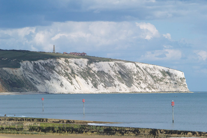 Looking towards Culver Down and the Yarborough Monument