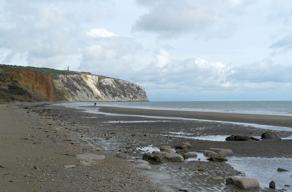 Yaverland beach Isle of Wight