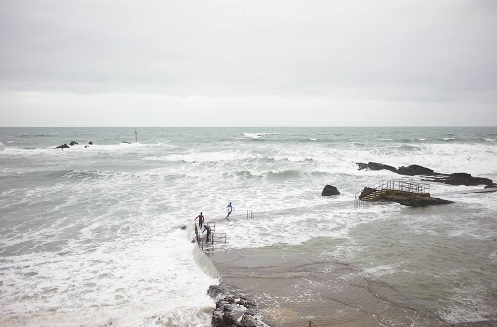 Summerleaze Lido surfers