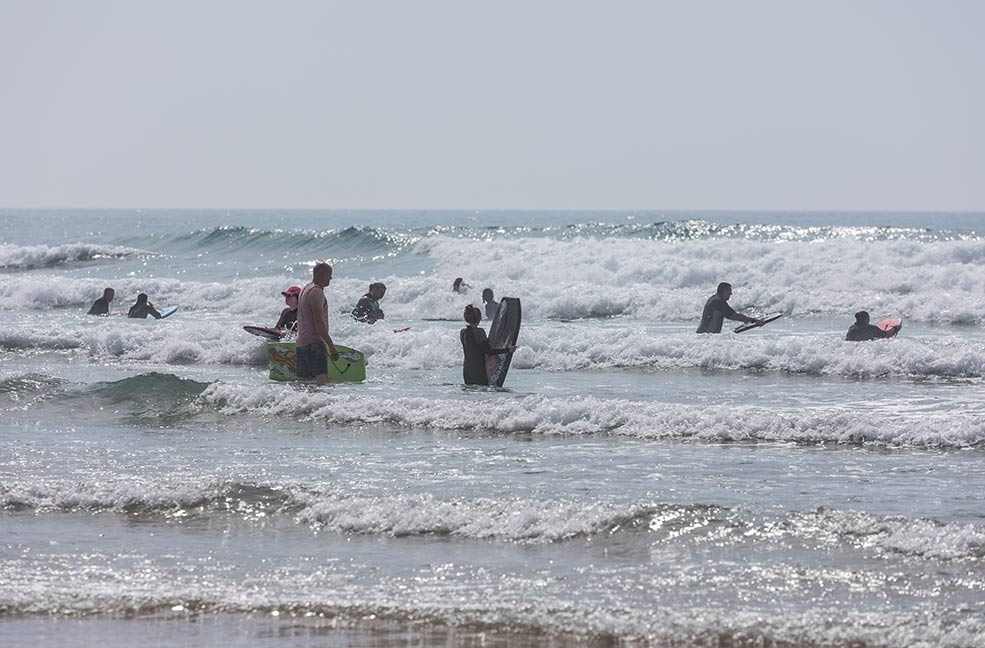 Bodyboarding is the perfect family friendly activity.