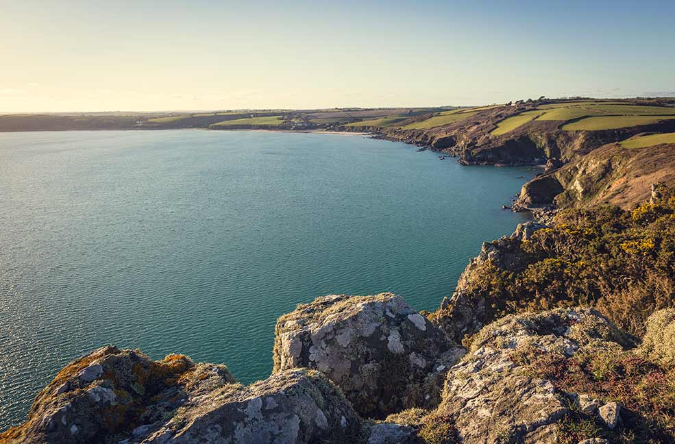 The Roseland peninsula is beautiful come rain or shine.