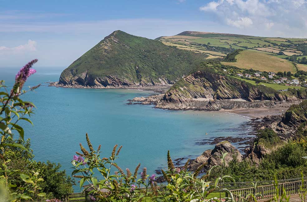 The lush green countryside combined with the coastal paths of Devon make this a great place for the people who love getting outside.