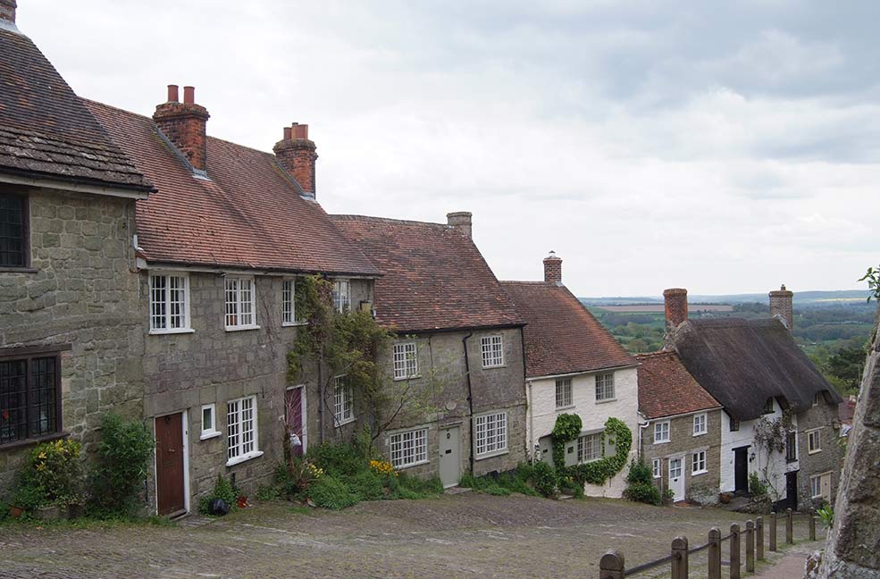 You might recognise Gold Hill in Shaftesbury from a 1970 Hovis bread advert.