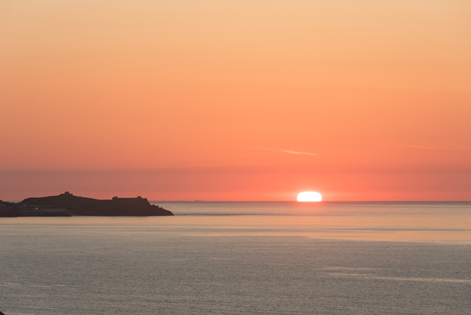 Stay all day and watch the sun set over the horizon to celebrate your first St Ives Feast day.