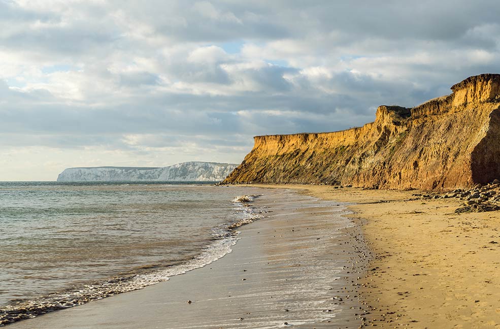 Freshwater Bay is also a great location for surfing on the Isle of Wight.