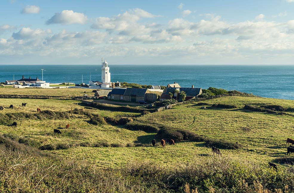 St Catherine's Point is the most southerly point on the Isle of Wight.