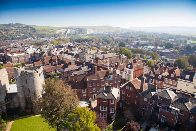 Welcome to Lewes in East Sussex.