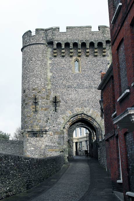 Lewes Castle was built by the Normans.