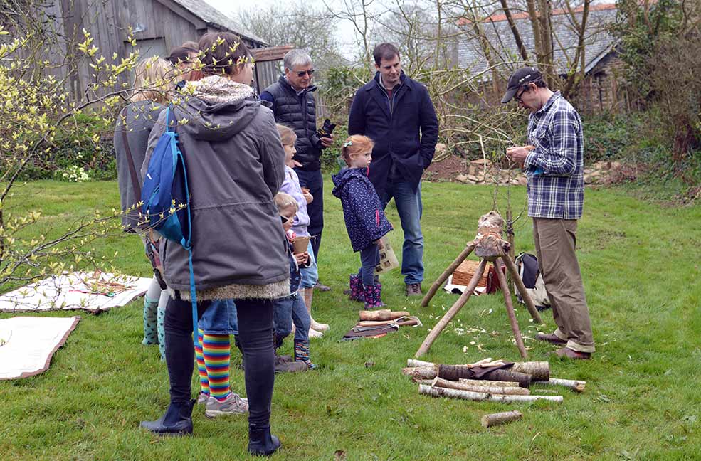 There were walks, demonstrations and workshops running throughout the day at the Nancarrow Farm spring gathering.