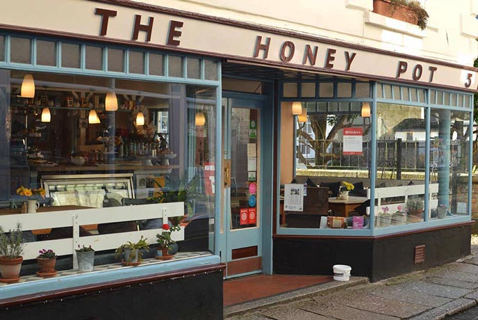 The Honey Pot cafe in Penzance Cornwall