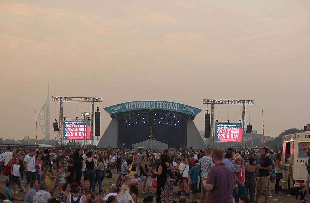 Victorious Festival is in Southsea Portsmouth every year for the August bank holiday.