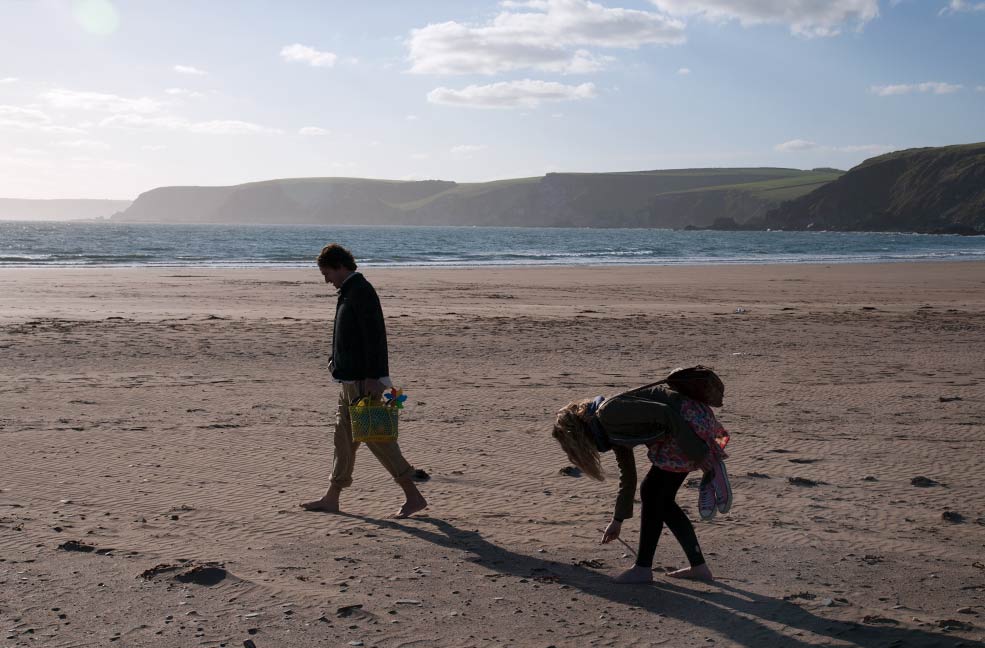 This south Devon beach is perfect for a walk in the sunshine.