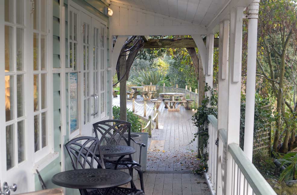 Part of the terrace is covered over meaning you can sit outside whatever the weather.