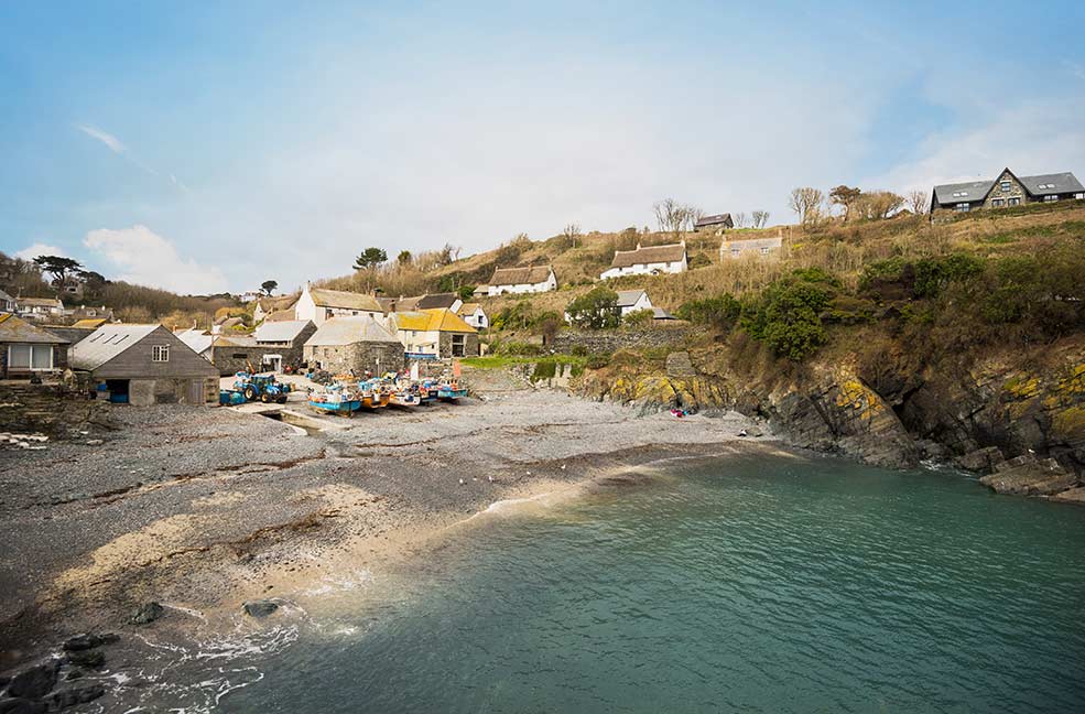 A view of Cadgwith, Cornwall