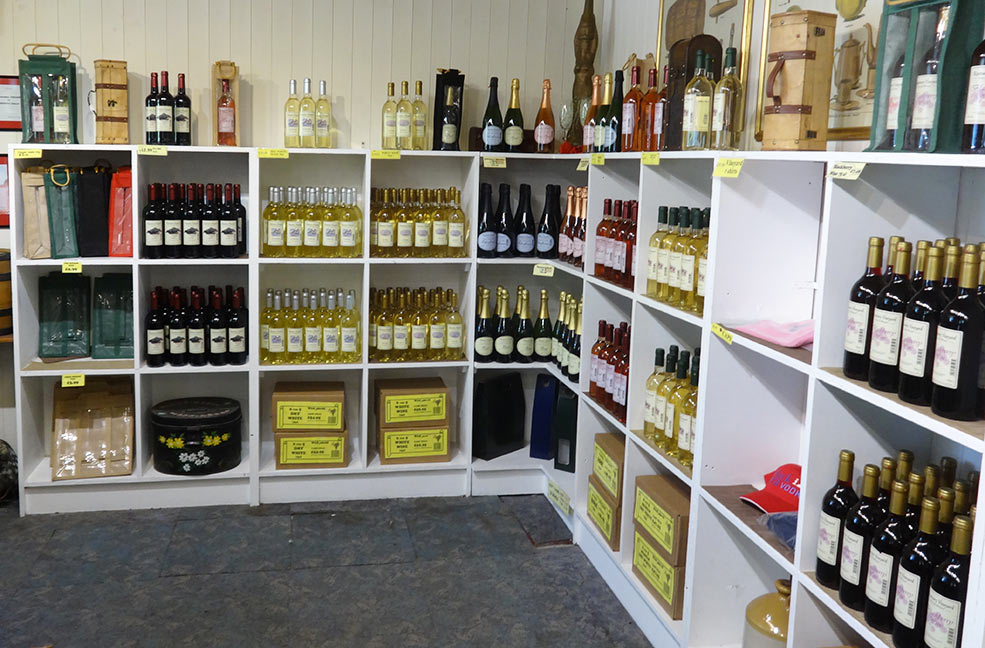 There's plenty of drinks to choose from at Rosemary Vineyard.