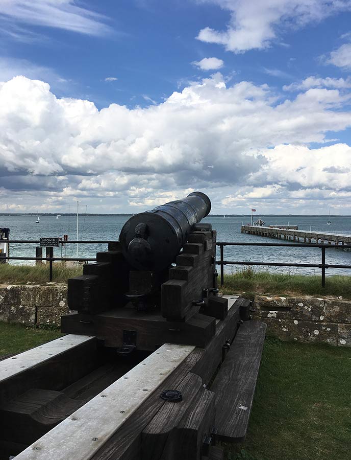 See the historic features of Fort Victoria near Yarmouth, Isle of Wight.