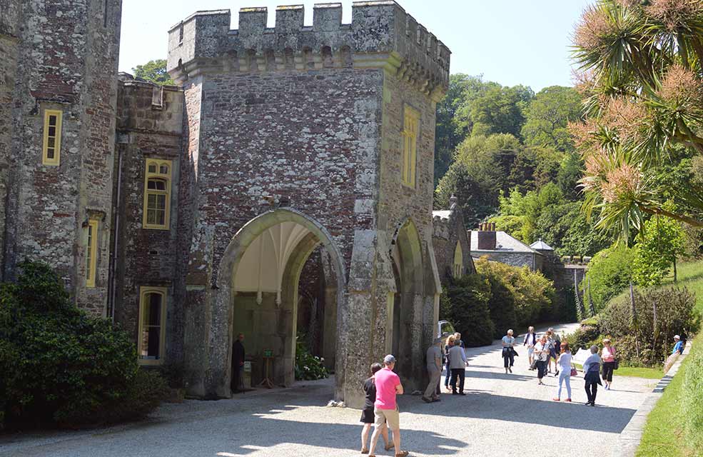 Caerhays castle was the location for Miss Peregrine's Home for Peculiar Children by Tim Burton.