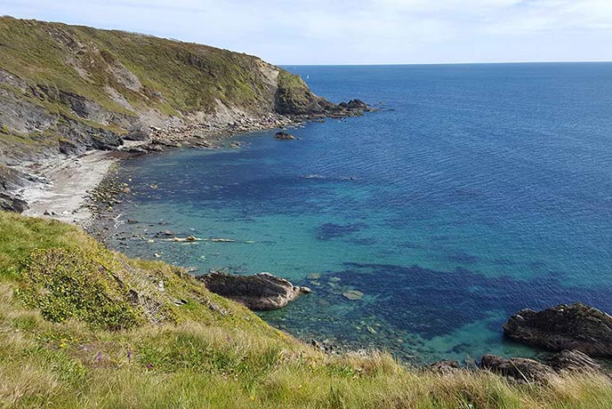 Gribbin Head walk takes in some beautiful views of the south coast of Cornwall.