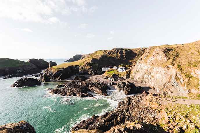 The iconic cove of Cornwall; Kynance is a breath-taking place to take your four legged friend.